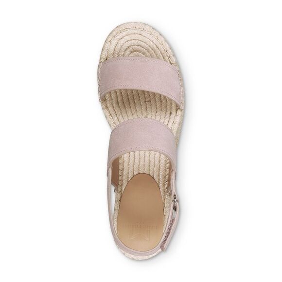 MARC FISHER Womens Pink 2" Platform Double SlingGallia Shoes 9.5 M - Picture 3 of 4